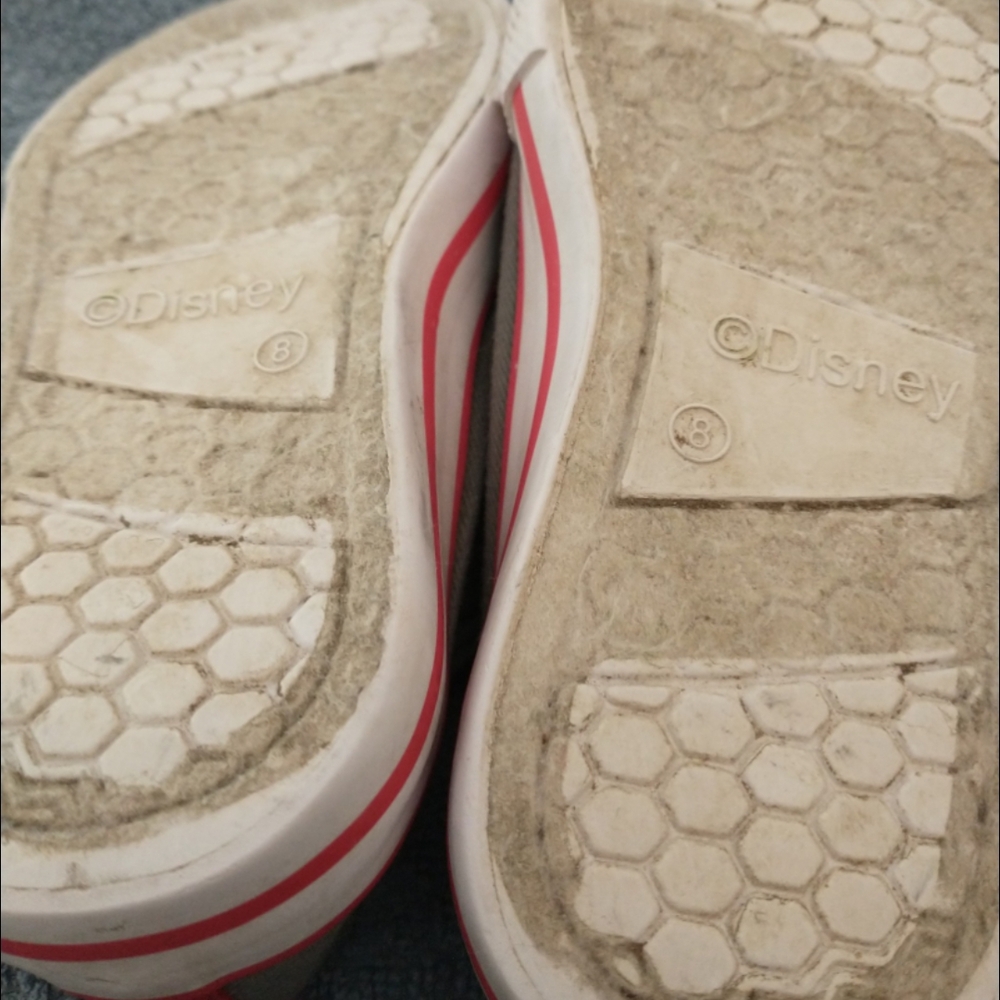 Disney Lightening McQueen Red and Gray Sneakers Slip-On Style, Toddler 8 - Picture 6 of 6